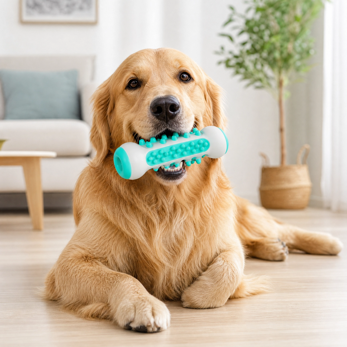 Juguete limpiador dental